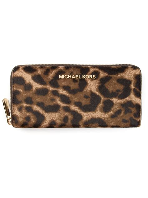 michael kors leopard wallet|Michael Kors Wallet price.